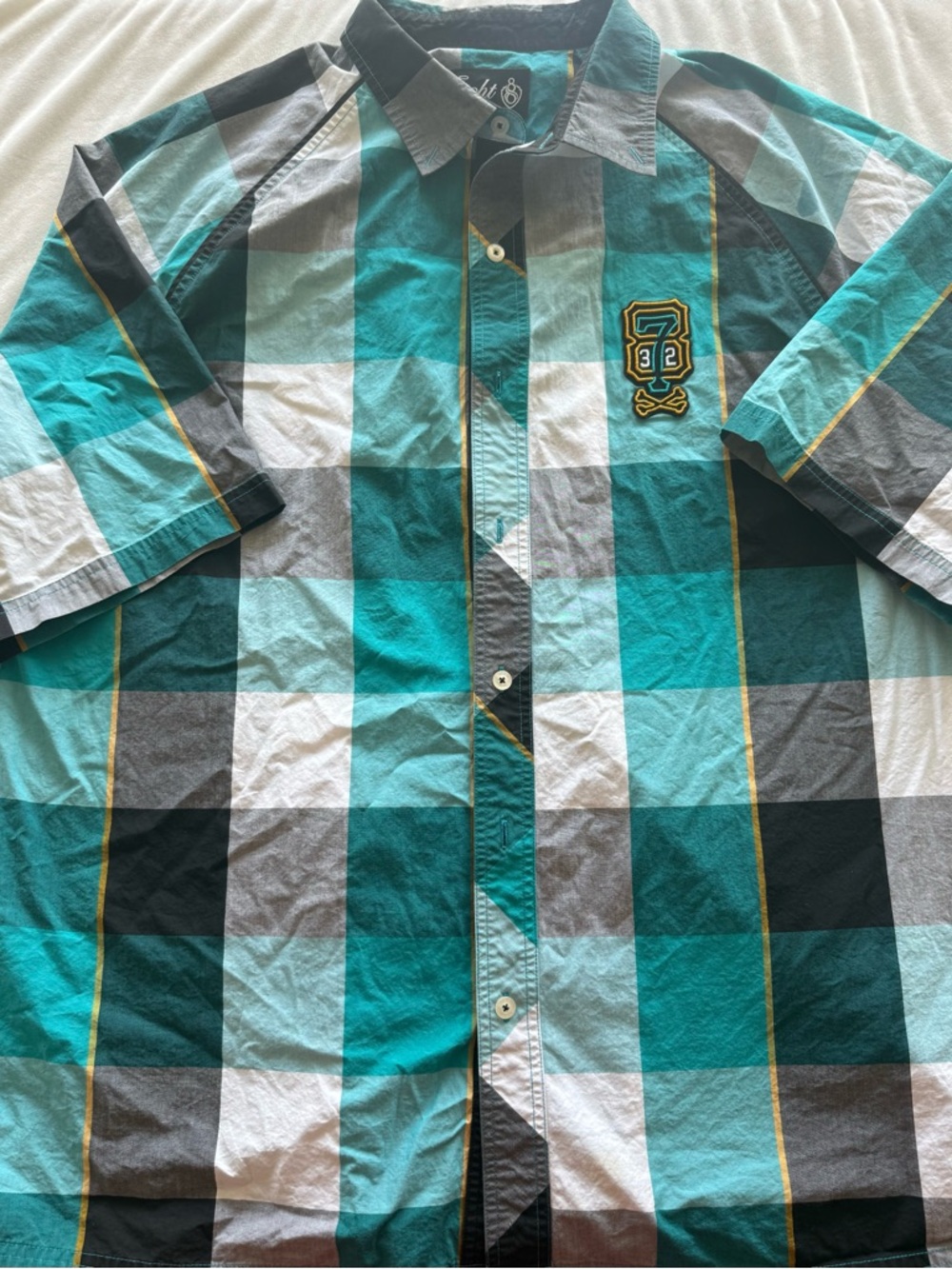 Vintage 8732 men’s button down shirt